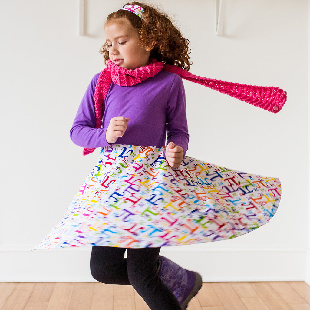 "Pi In The Sky" Twirly Pi Play Dress with Long Sleeves - Princess Awesome - 3