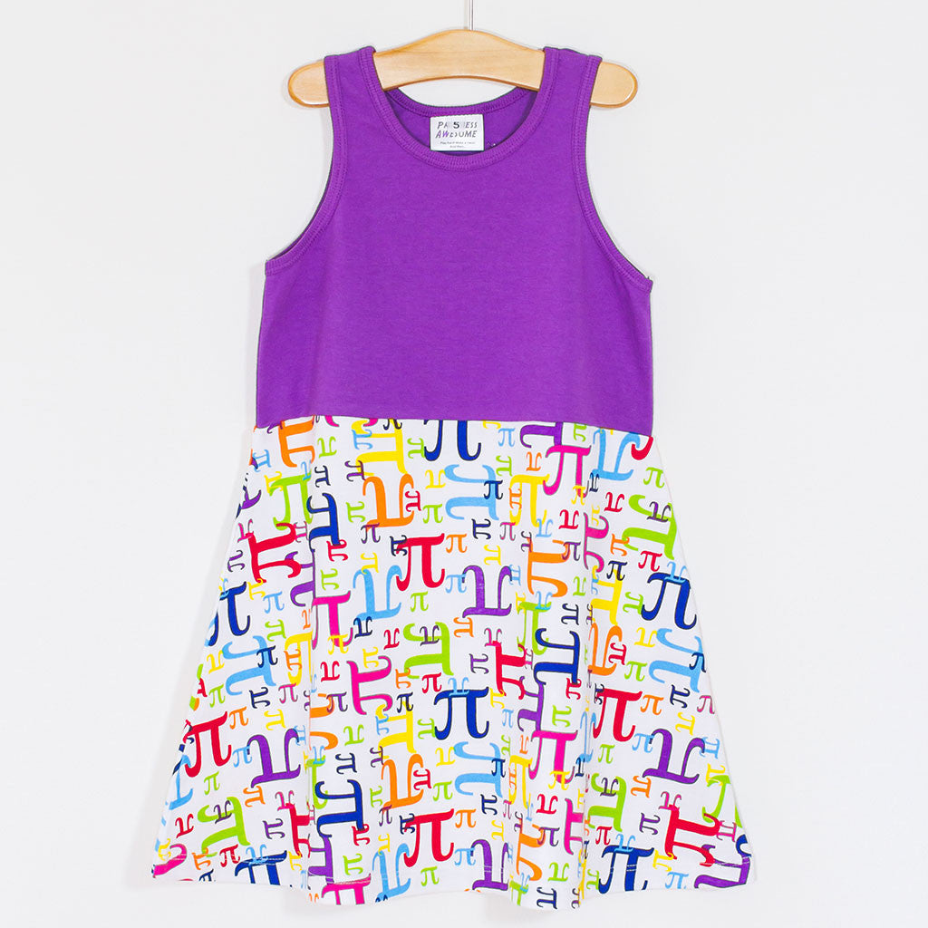 princess awesome pi dress Adult Pi Digits A-Line Dress with Pockets