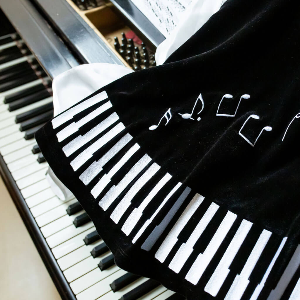 Piano Ballerina Style Short Sleeve Dress with Pockets