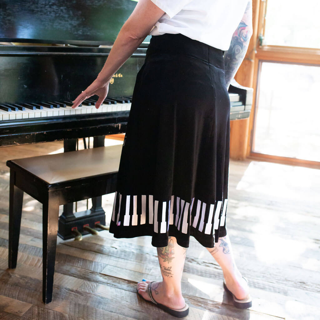 Adult Piano Skirt with Pockets
