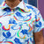 Adult Rainbow Breathing Dragons Short Sleeve Polo Shirt