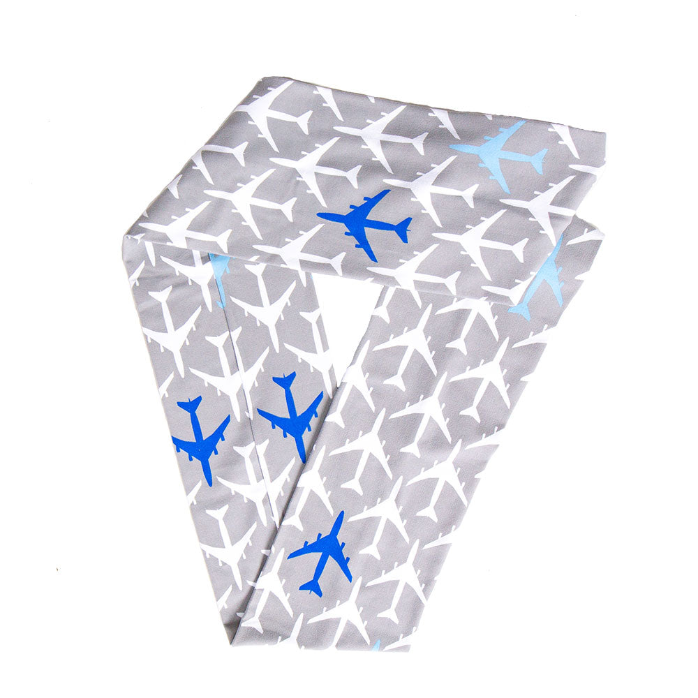 “True Blue” Airplanes Infinity Scarf