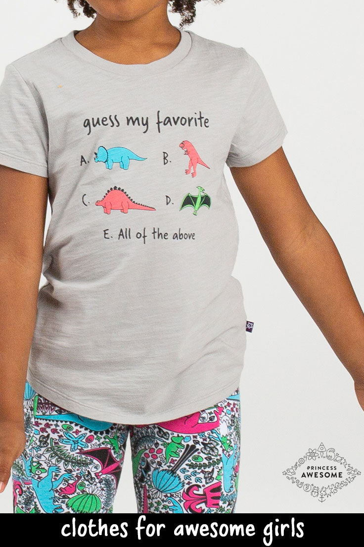 “Guess My Favorite” Dinosaurs Youth T-Shirt