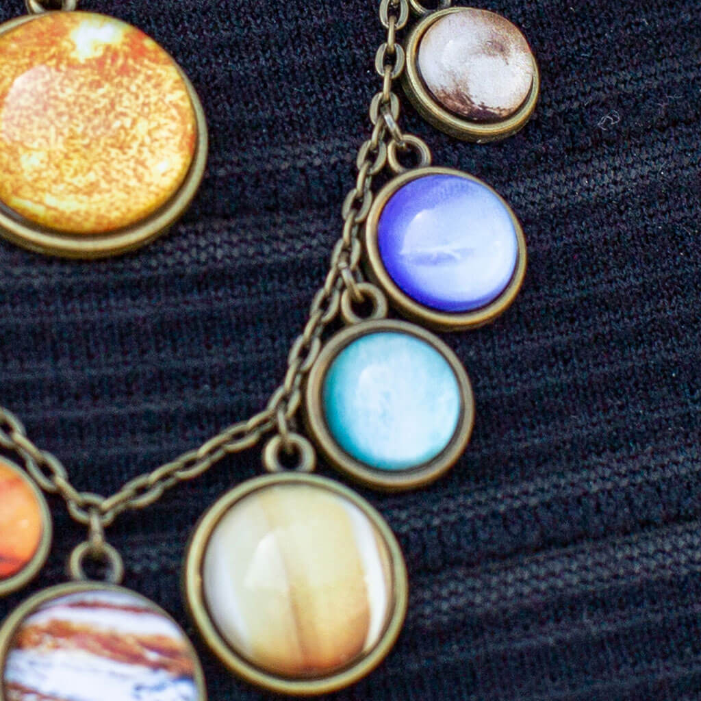 Solar System Necklace