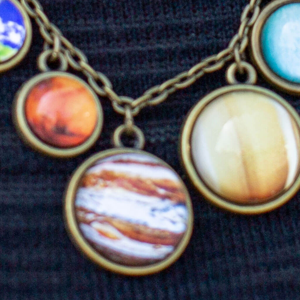Solar System Universe Star Time Gem Necklace – Akashic Records Store