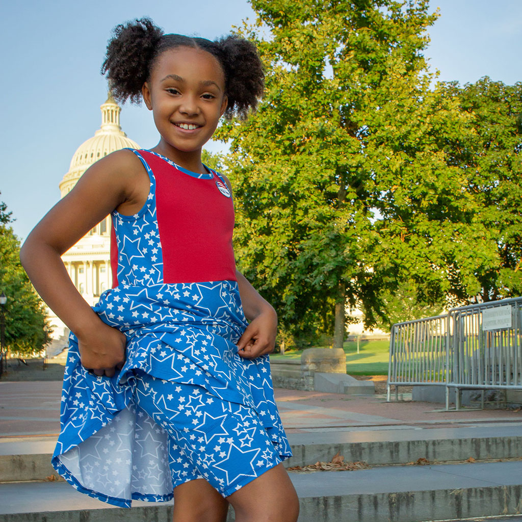 Blue and sale white star shorts