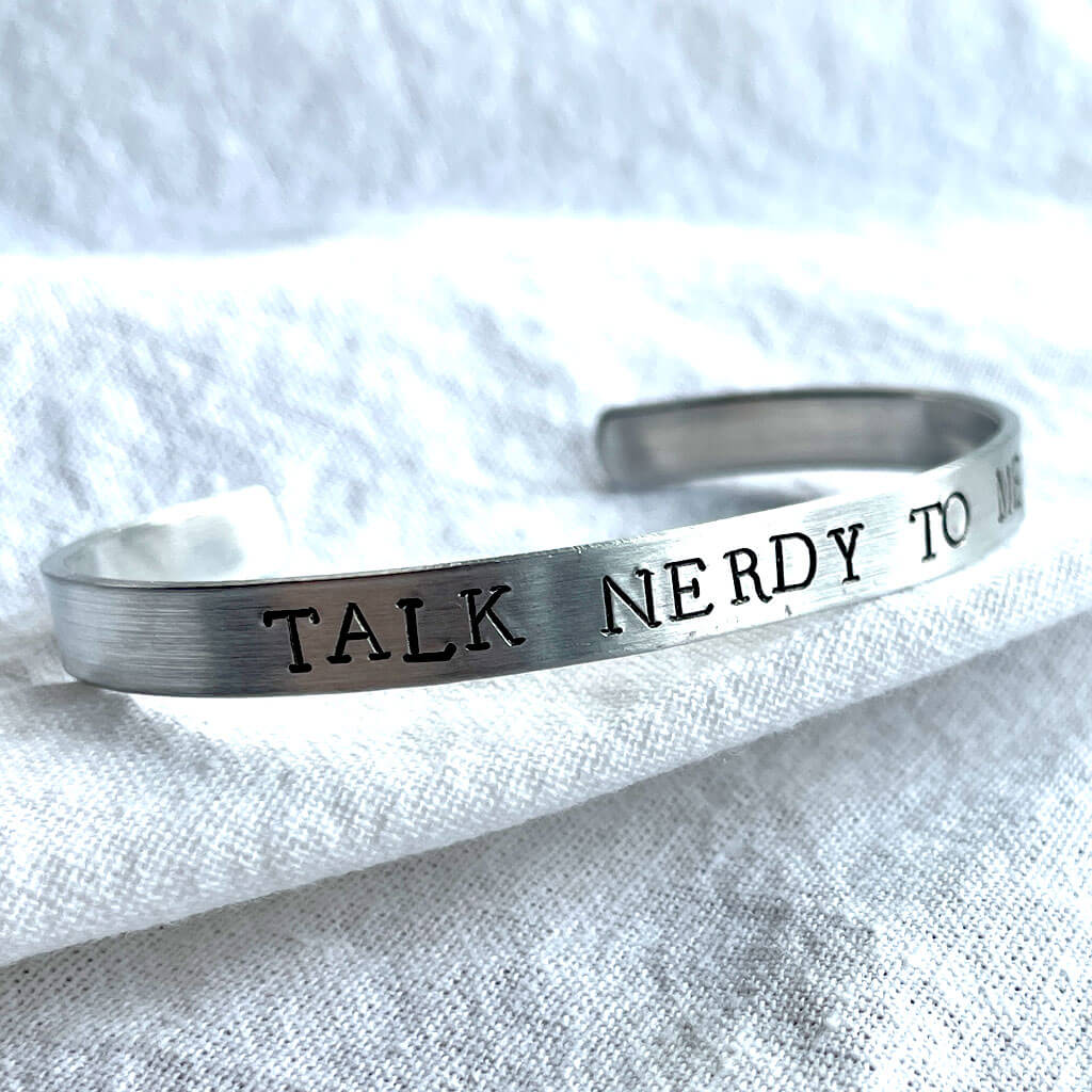 &quot;Talk Nerdy to Me&quot; Bracelet