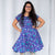 Adult "Saved by the Pi" Totally 80s Math Short Sleeve Twirler Dress with Pockets